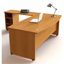 ENZO DESK EXE. 36X72+RETURN 18X48 EN1-1890-BD+EN1-1245-RT