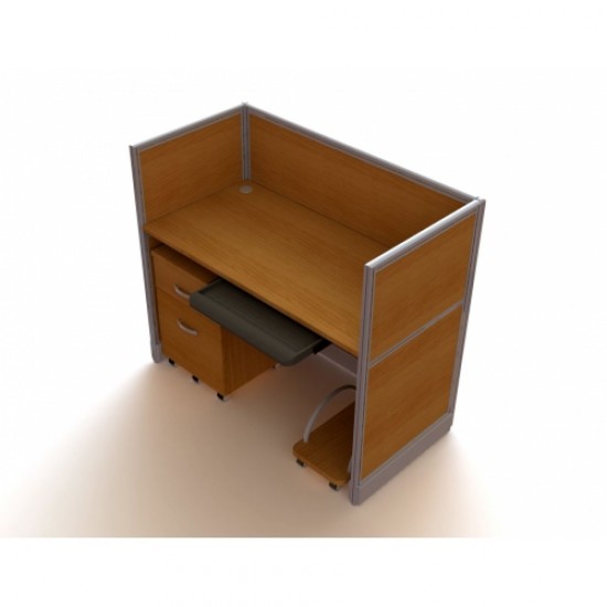 FCASE CLUSTER WORKSTATION W/ CABINET 