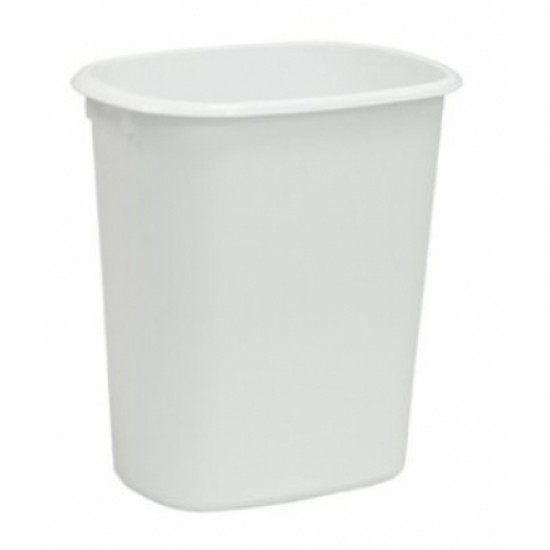 US WASTEBASKET DESIGNER 6 QT WHITE Wb0008 US WASTEBASKET DESIGNER 6 QT WHITE Wb0008