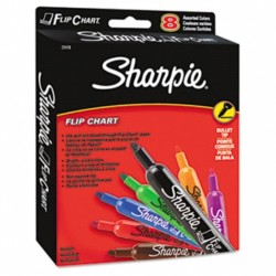 Sharpie flip chart BLK 8/PK 