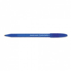 Papermate comfortmate pen  BLUE MED  12/box