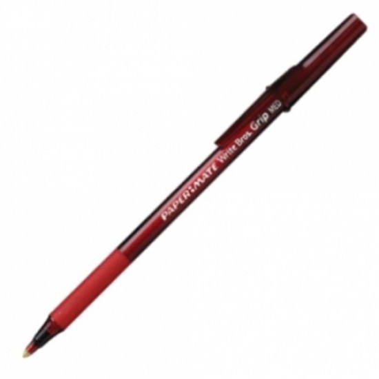 Papermate ballpen grip  RED 12/box