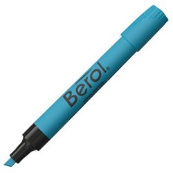 Berol highlighters BLUE 12/box
