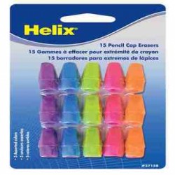 Hel eraser caps 15PK 