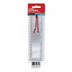 Magnifier Ruler 6''