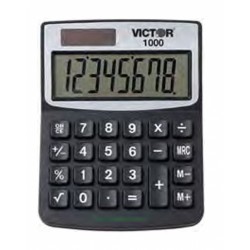 VICTOR CALCULATOR DESKTOP 8 DIGIT 1000V