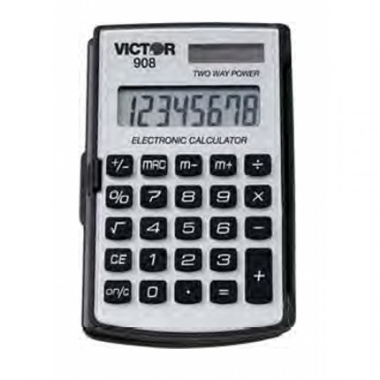VICTOR CALCULATOR POCKET 8 DIGTS 908