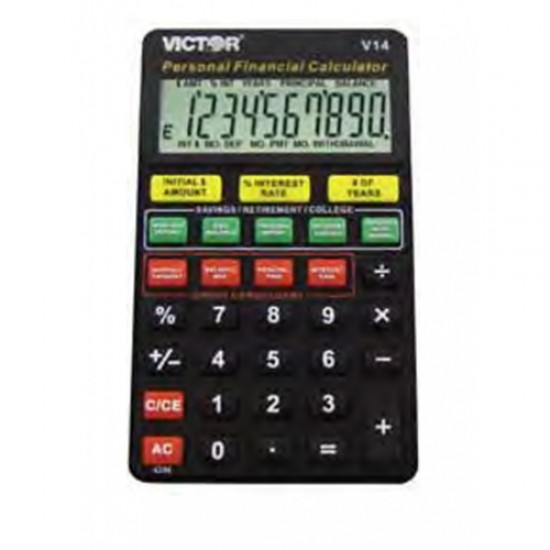 VICTOR CALCULATOR FINANCIAL FOR DUMMI V14
