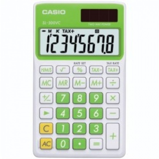 Casio Calculatrice Pocket SL300GN