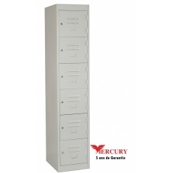 MERCURY LOCKER 6 COMP 15"x72" HIGH UNIVERSAL BLACK ISL6 - 5 YEAR WARRANTY
